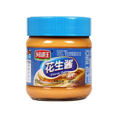 乡韵花生酱200g口感柔滑厂家直供花生蘸酱拌酱花生酱批发 石磨工艺图5
