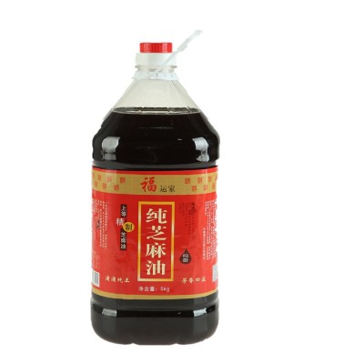 福运家芝麻油香油小磨香油麻油米线凉拌酒店餐饮10斤大桶纯芝麻油图4