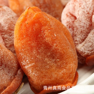 厂家批发流心柿饼5斤特产流心霜降吊柿饼子农家新鲜柿子饼图4