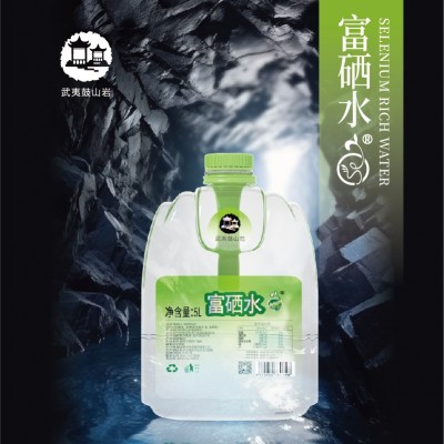 希泉富硒水绿色5L*2桶富硒水大桶装矿泉水整箱包邮批发