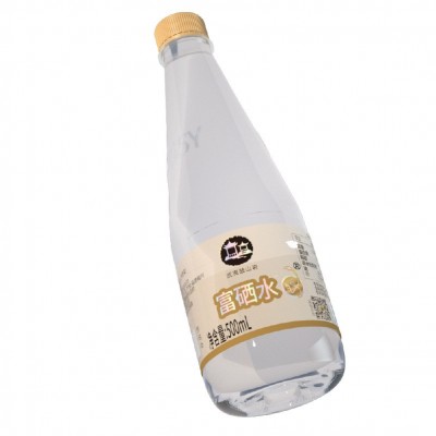 新款希泉富硒水金色系列500ml*20瓶整箱装富硒矿泉水批发图5