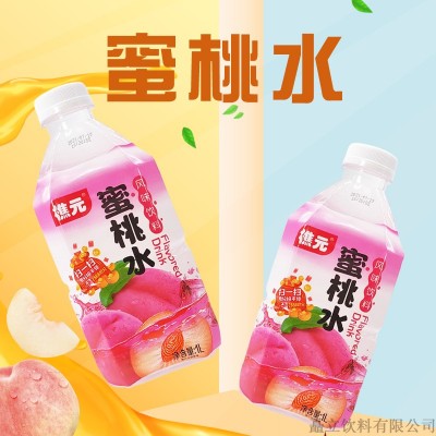 樵元风味果汁饮料1L*8瓶蜜桃橙汁百香果汁整箱饮料批发全国招商