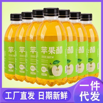 苹果醋果味饮料整箱350ml*6/24瓶装网红苹果味饮品果醋苹 果汁批发图3