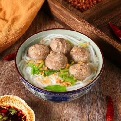 手打牛肉丸汕头特产牛筋丸丸子火锅烧烤食材批发顺圆达人正宗潮汕图4