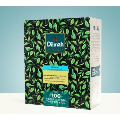 进口 Dilmah迪尔玛 锡兰茉莉绿茶 茉莉花茶袋泡100茶包七星餐饮装图5