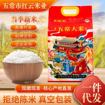 五常大米黑龙江米包邮5kg10斤现磨现发东北特产大米批发香米定制