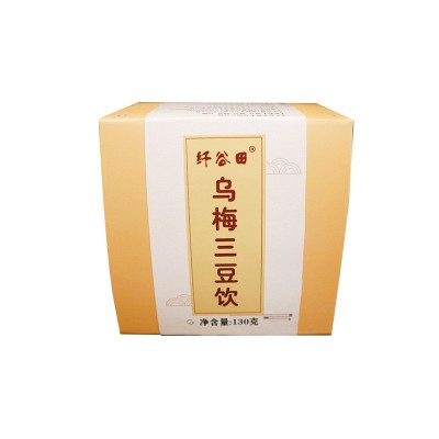 纤谷田乌梅三豆饮冲泡免煮130g盒装酸甜解腻饮品源头厂家一件代发图5