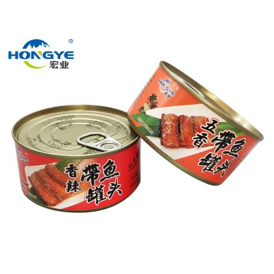 宏业带鱼罐头香辣五香150g纯肉混搭批发即食加工厂威海组合整箱