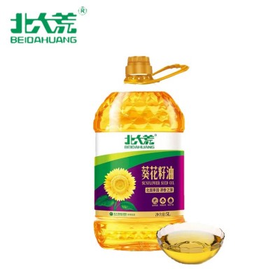 北大荒浓香压榨一级食用油 粮油 植物油 批发商用纯正葵花籽油5L图5