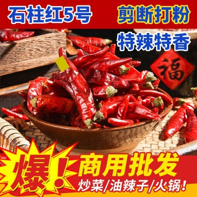 石柱红5号干辣椒产地货源贵州石柱红朝天椒香辣小米辣段干辣椒特