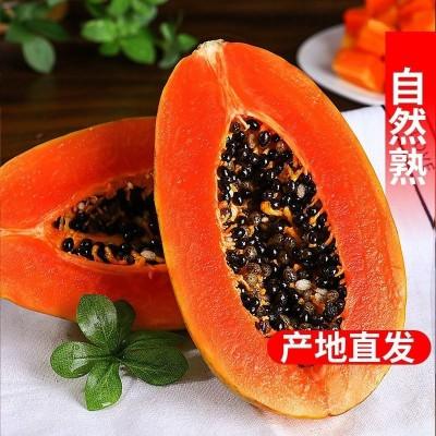 红心木瓜10斤整箱海南冰糖心木瓜新鲜雷州当季热带水果青木瓜批发
