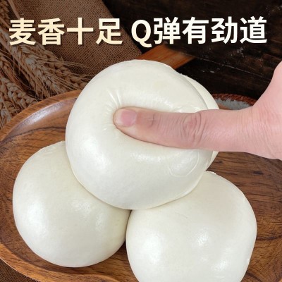 现做山东纯手工老面千层馒头原味馍馍批发不加糖呛面饽饽早餐面食图4