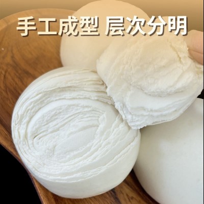 现做山东纯手工老面千层馒头原味馍馍批发不加糖呛面饽饽早餐面食