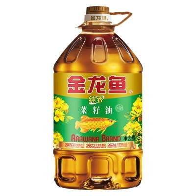 金龙鱼纯香菜籽油5升装桶装食用油批发植物油家用菜油商用 整箱油图5