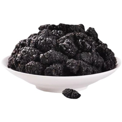 桑葚干500g黑桑椹优选大粒泡茶泡水喝即食野生桑甚干黑桑葚干茶