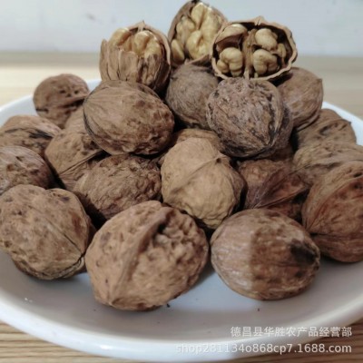 核桃新货批发薄壳干核桃非新疆纸皮干果核桃坚果大凉山核桃图3