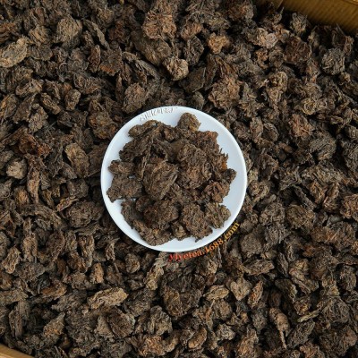 云南勐海古树老茶头普洱熟茶小沱茶散茶批发 陈年散装老熟普茶叶图3