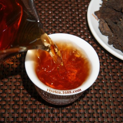 云南勐海古树老茶头普洱熟茶小沱茶散茶批发 陈年散装老熟普茶叶图5