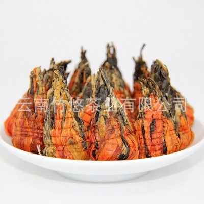 云南滇红茶百合滇红宝塔手工制作花蜜香凤庆红茶现货厂家供应批发图2