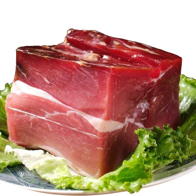 正宗云南农家特产宣威火腿带皮老火腿500g金钱火腿真空装年货腊肉图5