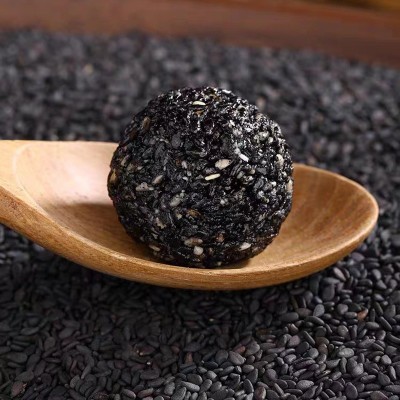 【代发】黑芝麻丸九蒸九晒芝麻团250g 喜糖独立包装黑芝麻丸图4