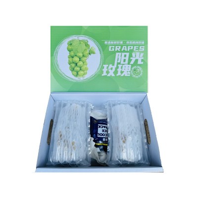 【顺丰】礼盒装 阳光玫瑰葡萄 香印青提葡萄新鲜孕妇水果代发图3
