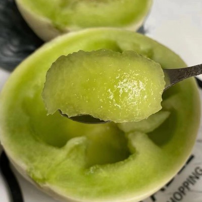玉茹甜瓜哈密瓜整件2枚5斤礼盒现货整箱批发图2