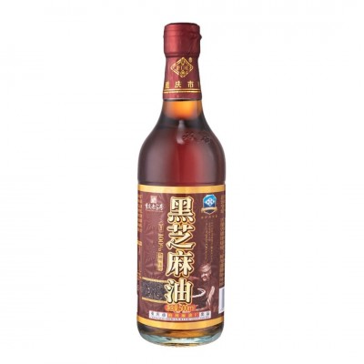 黑芝麻香油纯麻油月子油重庆正宗瓶装凉拌调料批发商用烹饪调味品图4