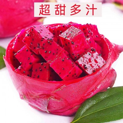 （爆甜）红心火龙果新鲜现摘应季水果广西正宗金都一号红肉火龙果图5