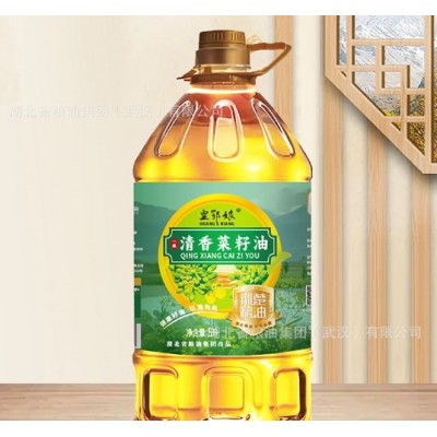 荆楚粮油皇鄂娘非转基因食用油菜籽油5升一级压榨家用纯正菜油图3