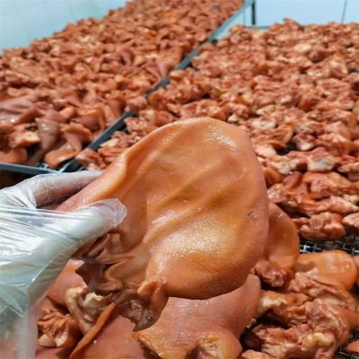 猪耳朵猪肚五香全熟卤猪耳片真空酒店饭店餐饮凉拌下酒菜食材批发图3