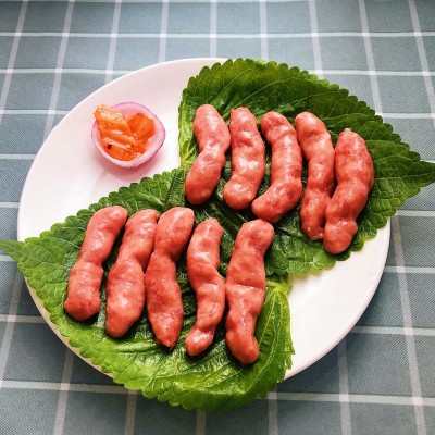 烤肉店用韩式风干肠脆皮烤肠趴趴肠东北烤肠韩肠生鲜冷冻烧烤食材图3