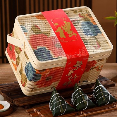 端午节礼品嘉兴粽子礼盒装团购蛋黄鲜肉粽豆沙蜜枣礼盒款批发送礼图4