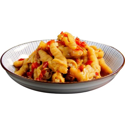 现货批发网红酸辣无骨鸡爪柠檬去骨凤爪零食200g鸡脚甜辣 无骨鸡爪图5