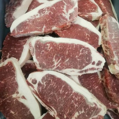 批发澳洲谷饲安格斯原切西冷牛排 新鲜现切未腌制牛排西餐厅商用图5