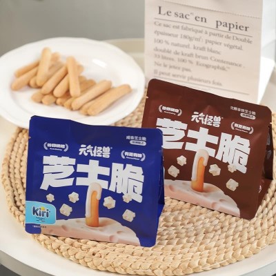 元气怪兽Kiri芝士脆芝士饼干办公室网红零食休闲小吃手指饼干批发图5