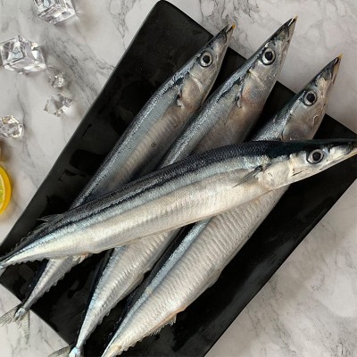 广州黄沙批发大排档冷冻秋刀鱼海鲜水产烧烤食材商用酒店整箱20斤图2