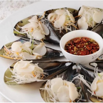 半壳冷冻带子免清理半壳带江瑶贝海带子绿贝海鲜烧烤食用带子商用图5