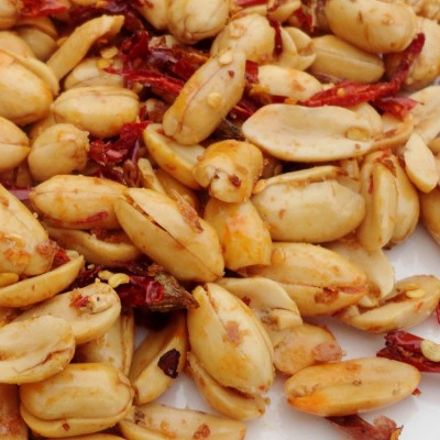 新油炸花生米香辣椒盐500克小包装下酒菜休闲零食包邮批发图5