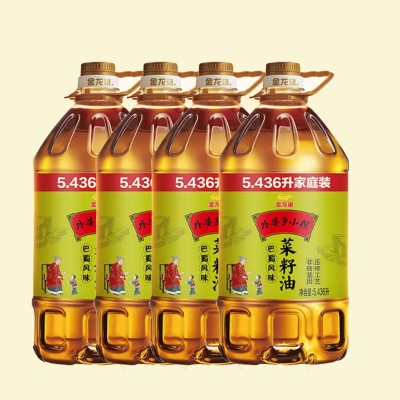 金龙鱼外婆乡小榨巴蜀菜籽油5.436L升图4