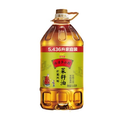 金龙鱼外婆乡小榨巴蜀菜籽油5.436L升图2