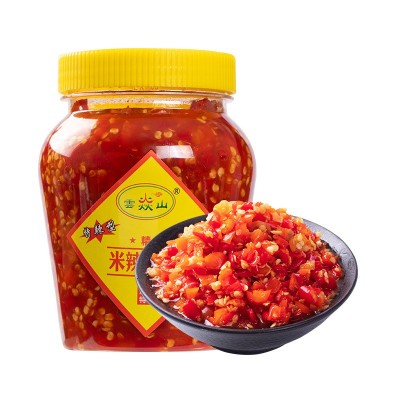 工厂批发剁辣椒湖南特产下饭菜红椒剁椒酱调味料鱼头剁辣椒辣酱图5