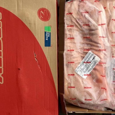 带皮五花肉冷冻巴西五花肉猪腩肉餐饮红烧肉烧烤卤水烧腊店称重图3