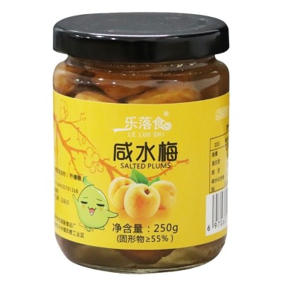 咸酸梅咸水梅咸金桔潮汕特产腌制咸梅酸梅汤孕妇酸浸梅青竹梅535g图5