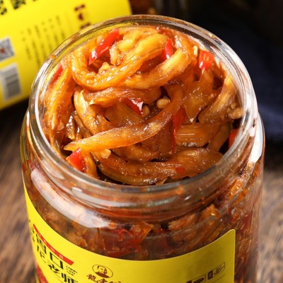 280g/瓶龙老师香辣木瓜丝干木瓜条酱菜咸菜下饭菜榨菜泡菜开胃菜图5