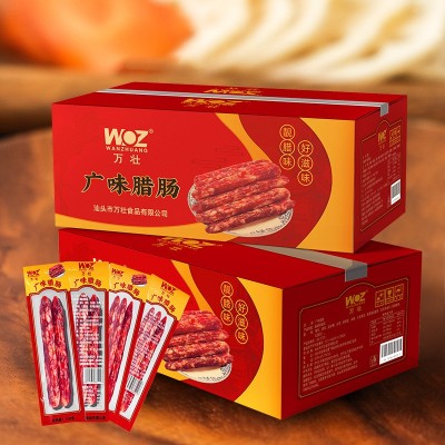 腌制风干广式香肠早餐方便面煲仔饭广味腊肉猪肉食材商用广式腊肠图4