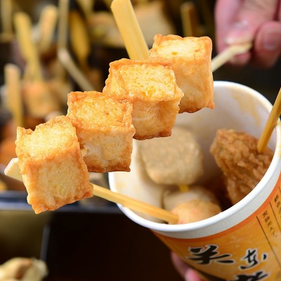 鑫谷盛蟹黄鱼豆腐串关东煮火锅豆捞串串香连锁便利店食材批发供应图3