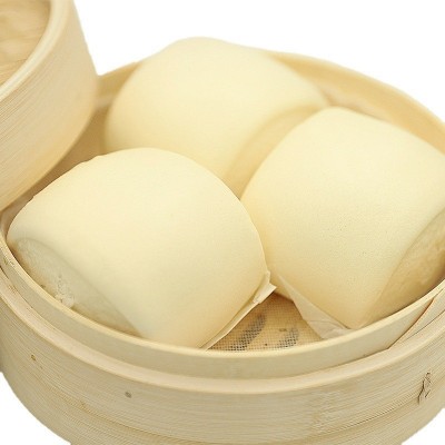 广东原味馒头早点半成品批发 600g6个装广式早茶馒头各类早点供应图5