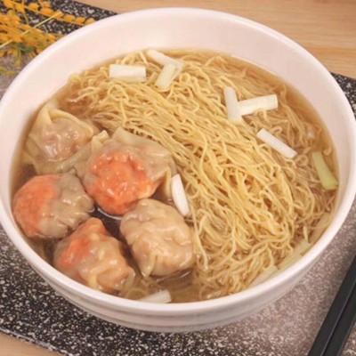 整箱商用50斤全蛋竹升湿面云吞面广东手工面条餐饮店批发水煮冷面图2