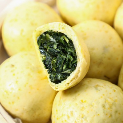 特别菜园黄金蒲公英菜团子600g荠菜槐花菜团五谷杂粮营养早餐批发图4
